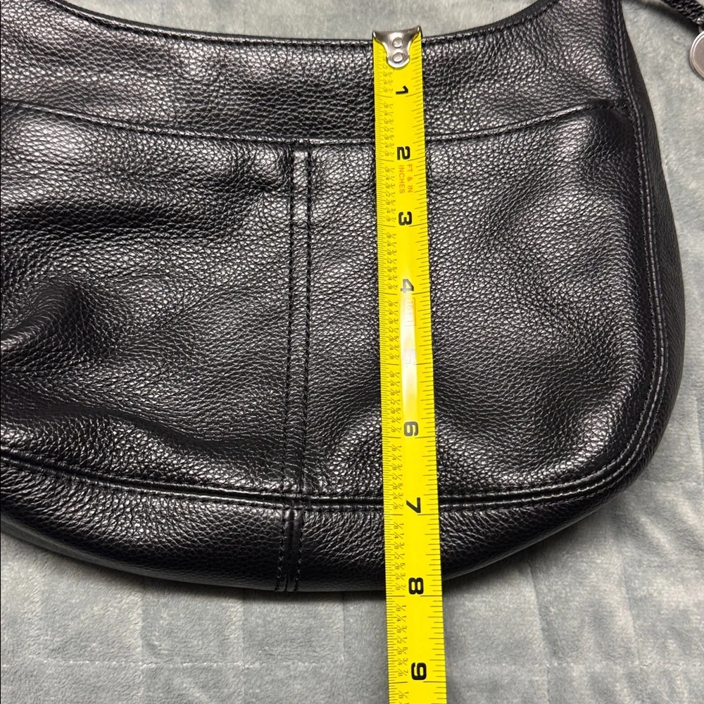 Brighton Black Leather Boho Purse, Great Condition, Crossbody, Shoulder, Wallet